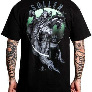 Sullen Clothing Pale Horse Tee Sz M Grim Reaper